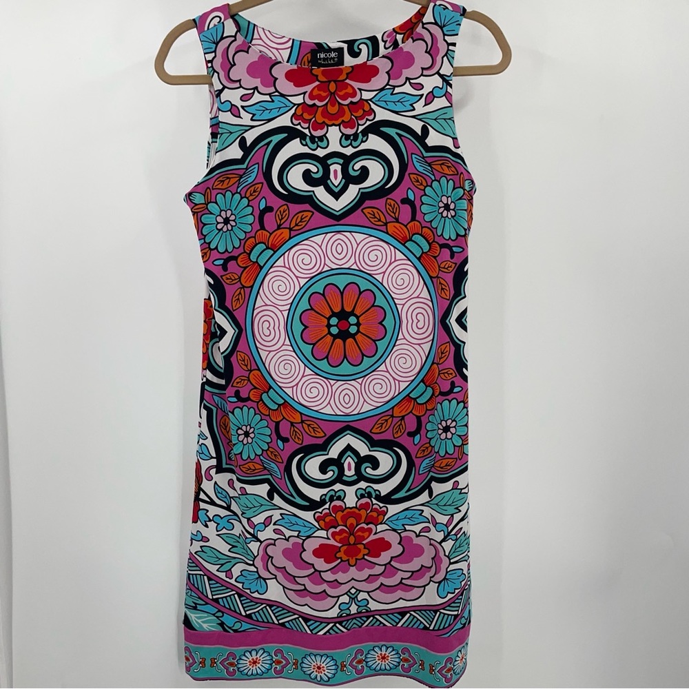 NICOLE Multicolored print dress